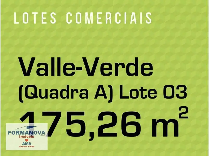 Foto 8 de Terreno / Lote à venda, 172m2 em Jardim Ísis, Cotia - SP