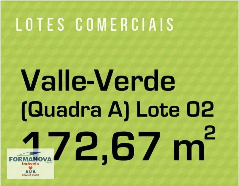 Foto 7 de Terreno / Lote à venda, 172m2 em Jardim Ísis, Cotia - SP