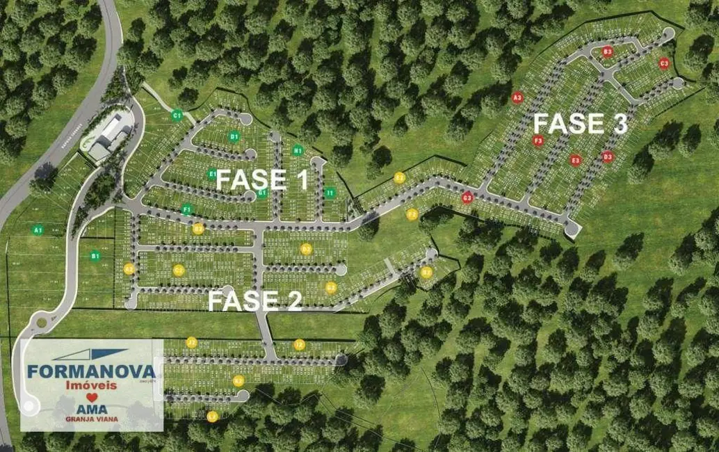 Foto 9 de Terreno / Lote à venda, 129m2 em Sítio Boa Vista, Cotia - SP