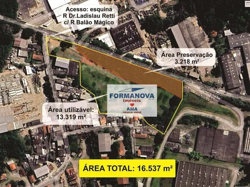 Foto 1 de Sala Comercial à venda, 16537m2 em Parque Alexandre, Cotia - SP