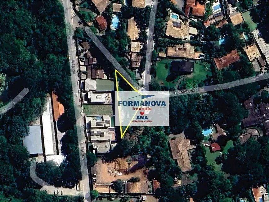 Foto 3 de Terreno / Lote à venda, 927m2 em Vila Santo Antônio, Cotia - SP