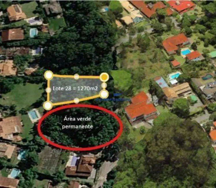 Foto 1 de Terreno / Lote à venda, 1270m2 em Algarve, Cotia - SP