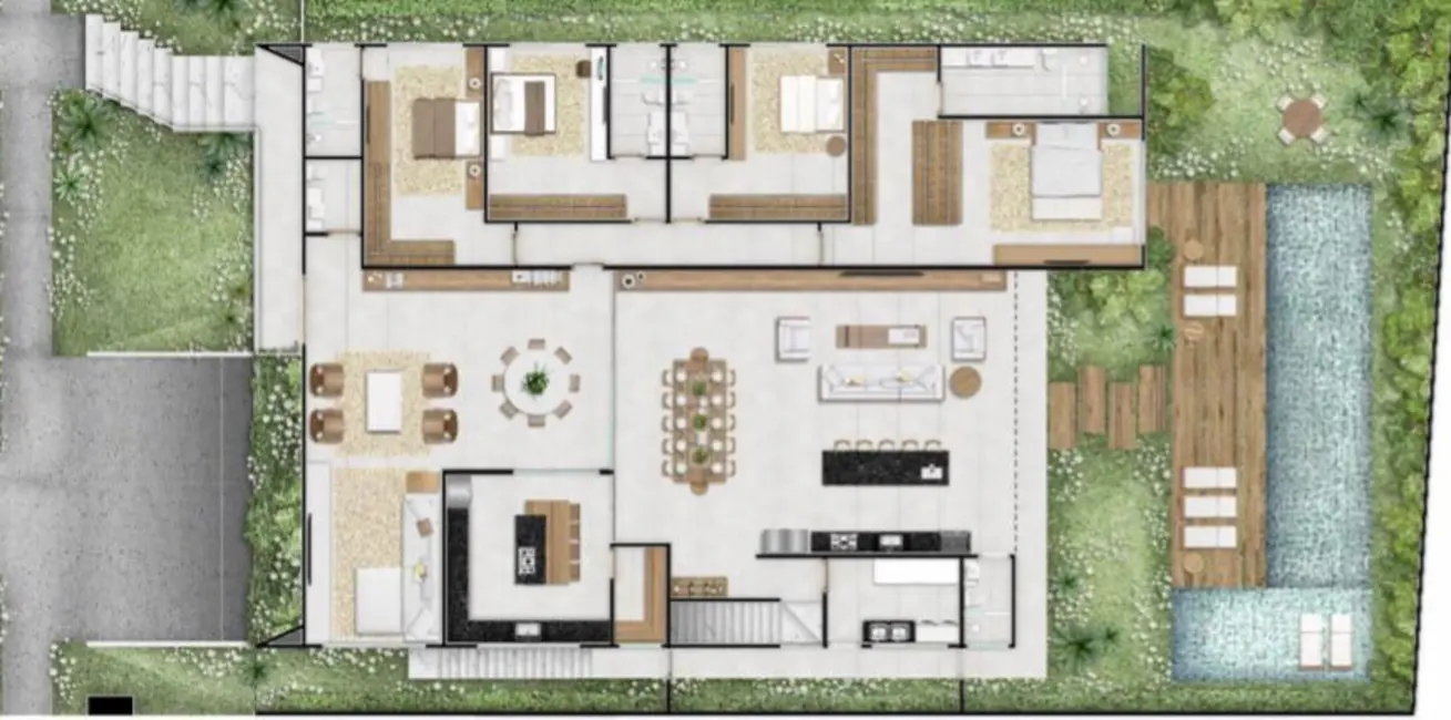 Foto 2 de Casa de Condomínio com 4 quartos à venda, 881m2 em Residencial Alphaville Flamboyant, Goiania - GO