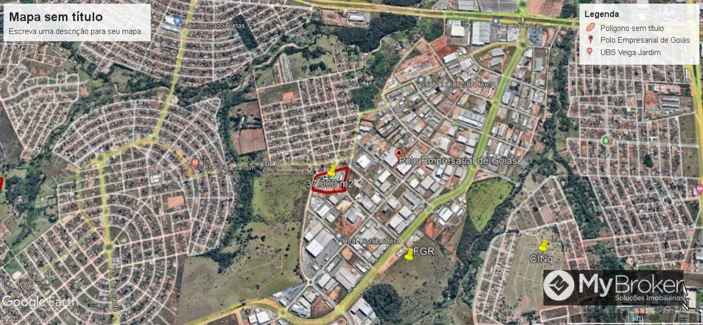 Foto 3 de Armazém / Galpão à venda, 37000m2 em Pólo Empresarial Goiás, Aparecida De Goiania - GO