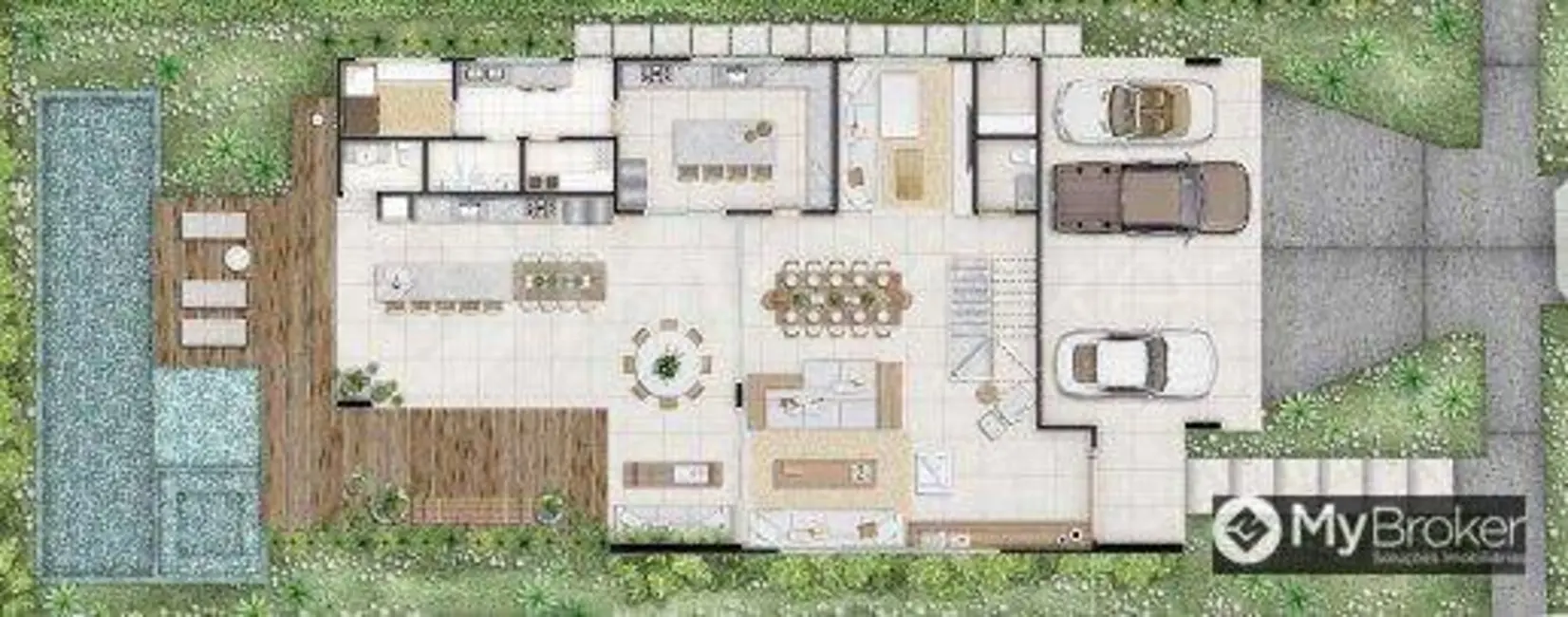 Casa de Condomínio com 4 quartos à venda, 717m2 em Residencial Alphaville Flamboyant, Goiania - GO - imagem 3 Foto 3 de Casa de Condomínio com 4 quartos à venda, 717m2 em Residencial Alphaville Flamboyant, Goiania - GO