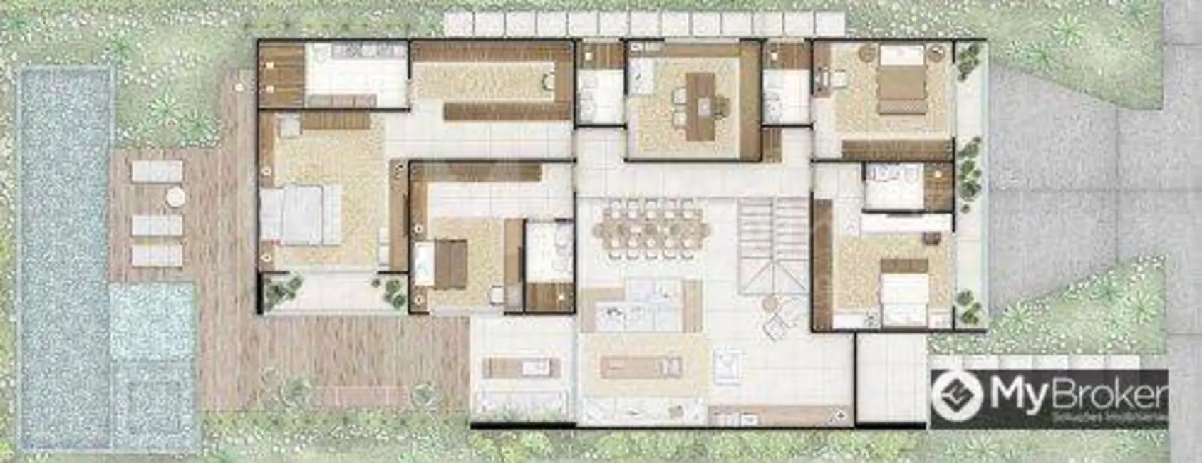 Casa de Condomínio com 4 quartos à venda, 717m2 em Residencial Alphaville Flamboyant, Goiania - GO - imagem 4 Foto 4 de Casa de Condomínio com 4 quartos à venda, 717m2 em Residencial Alphaville Flamboyant, Goiania - GO