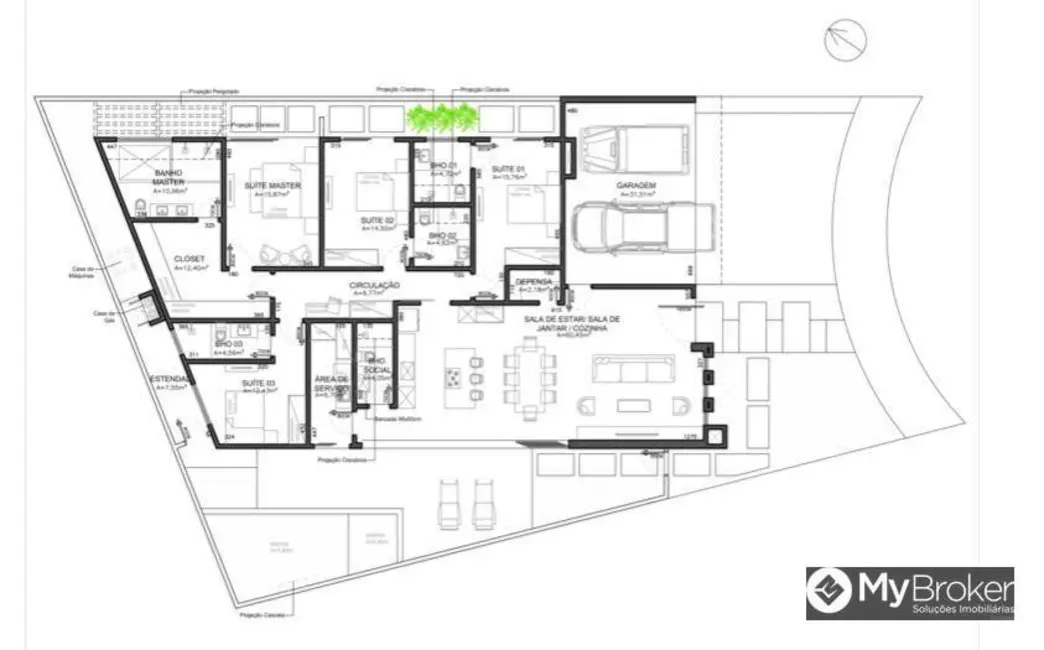 Foto 5 de Casa de Condomínio com 4 quartos à venda, 306m2 em Senador Canedo - GO