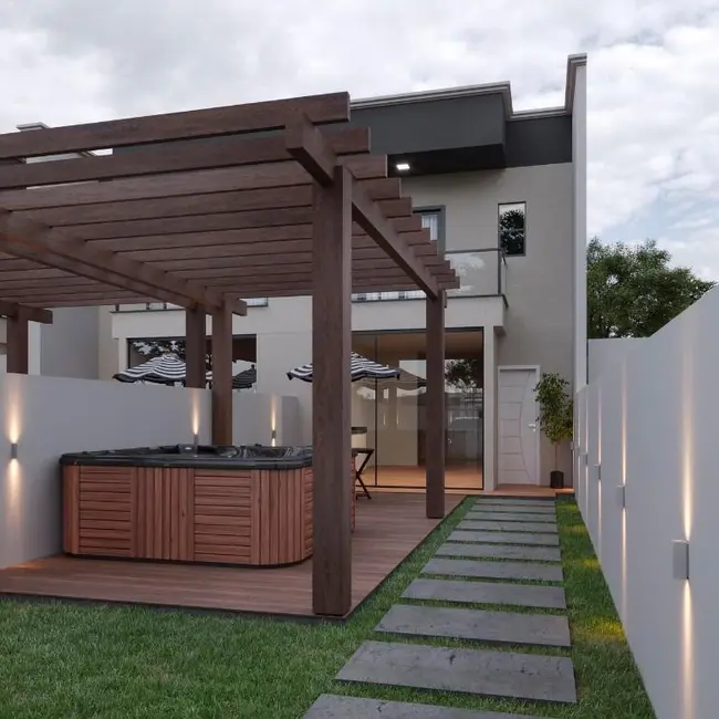 Sobrado com 3 quartos à venda, 170m2 em Praia do Sonho (Ens Brito), Palhoca - SC - imagem 4 Foto 4 de Sobrado com 3 quartos à venda, 170m2 em Praia do Sonho (Ens Brito), Palhoca - SC