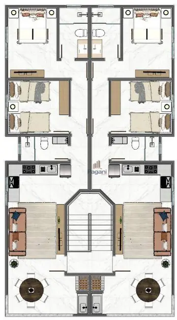 Foto 1 de Apartamento com 2 quartos à venda, 67m2 em Pinheira (Ens Brito), Palhoca - SC