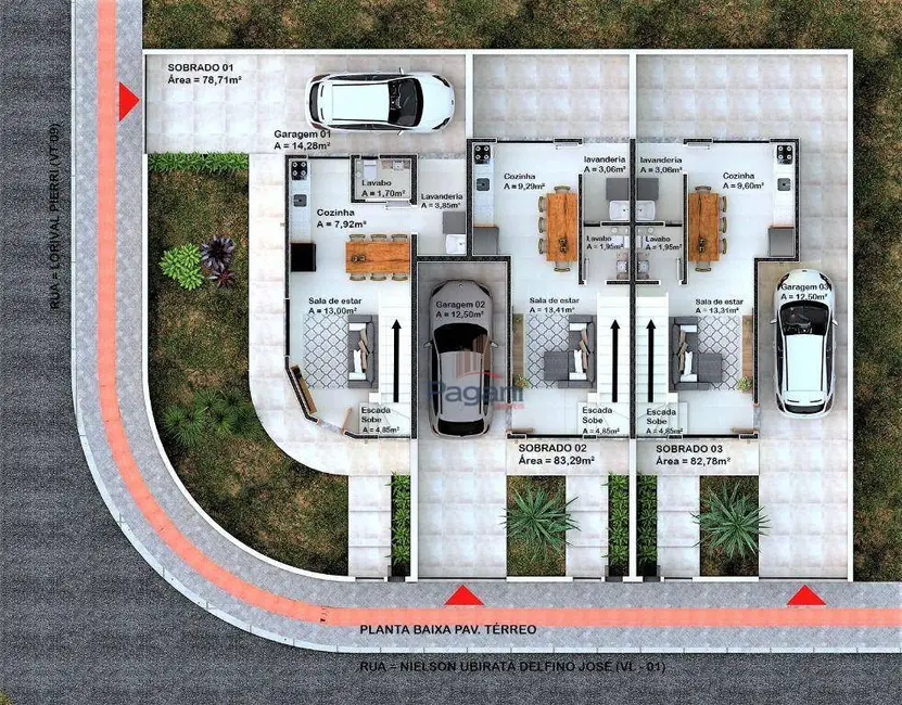 Foto 6 de Sobrado com 2 quartos à venda, 150m2 em Caminho Novo, Palhoca - SC