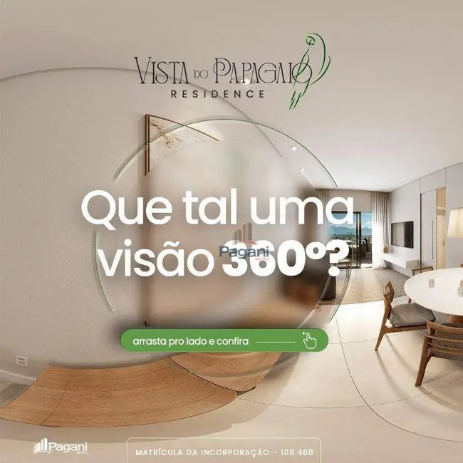 Foto 1 de Apartamento com 2 quartos à venda, 82m2 em Balneário Ponta do Papagaio (Ens Brito), Palhoca - SC
