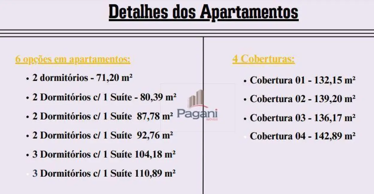 Foto 2 de Apartamento com 2 quartos à venda, 71m2 em Santo Amaro Da Imperatriz - SC
