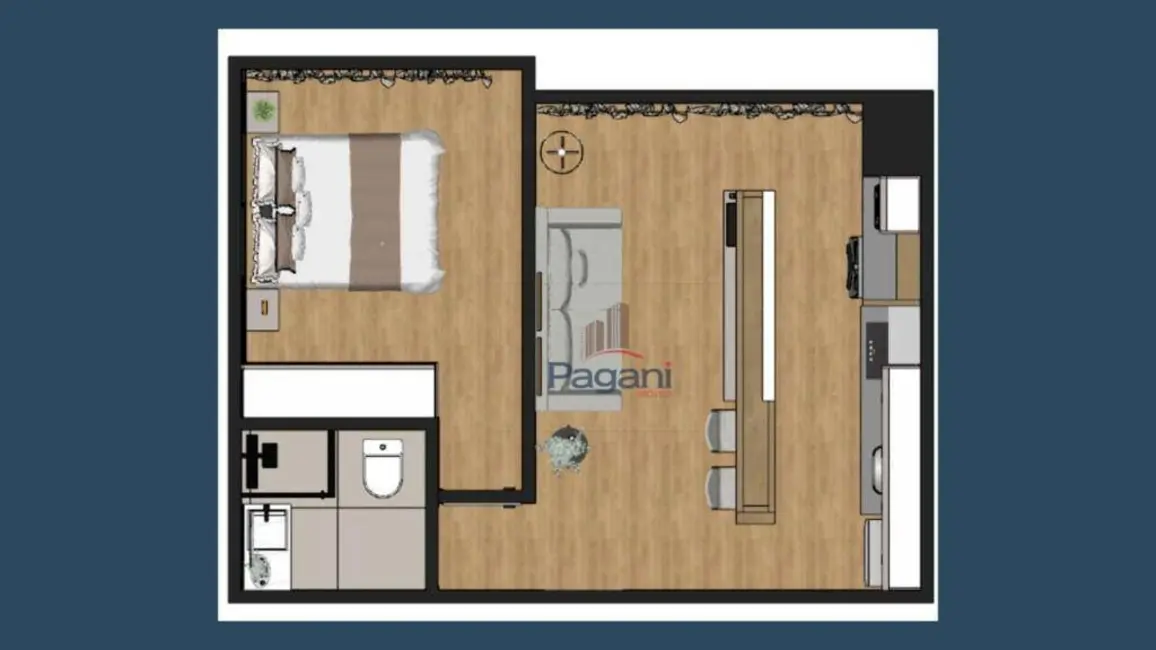 Foto 2 de Apartamento com 2 quartos à venda, 70m2 em Palhoca - SC