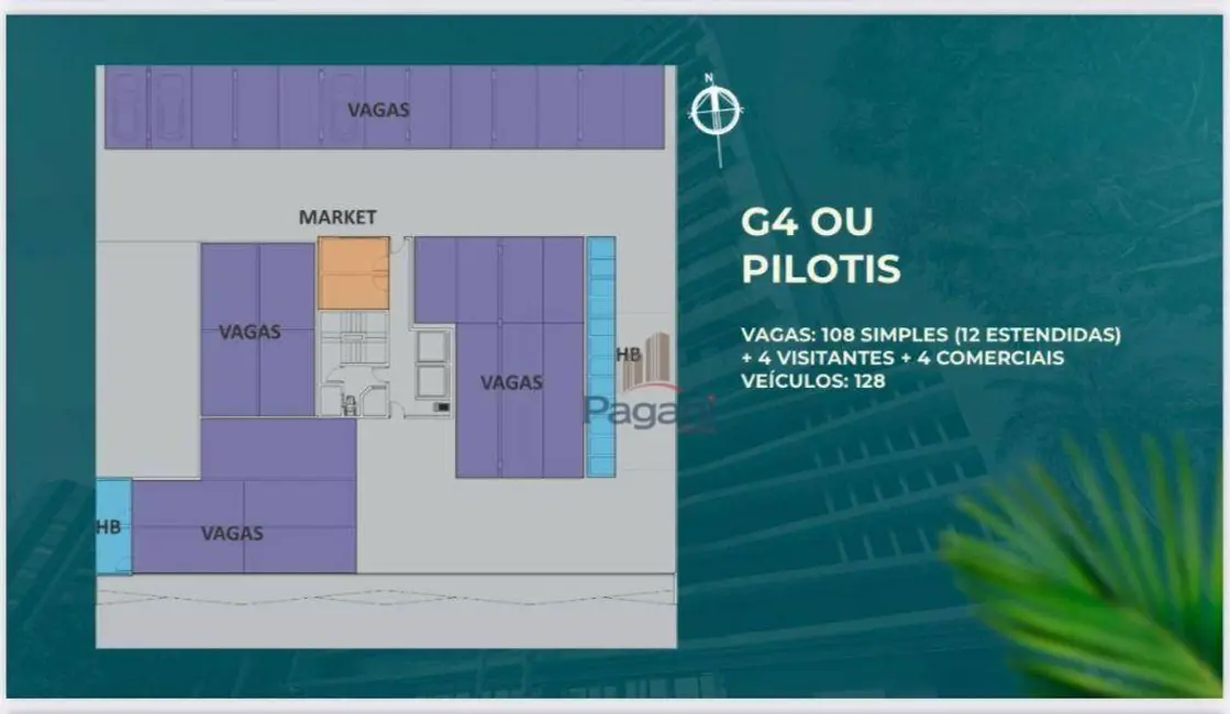 Foto 8 de Apartamento com 4 quartos à venda, 172m2 em Palhoca - SC