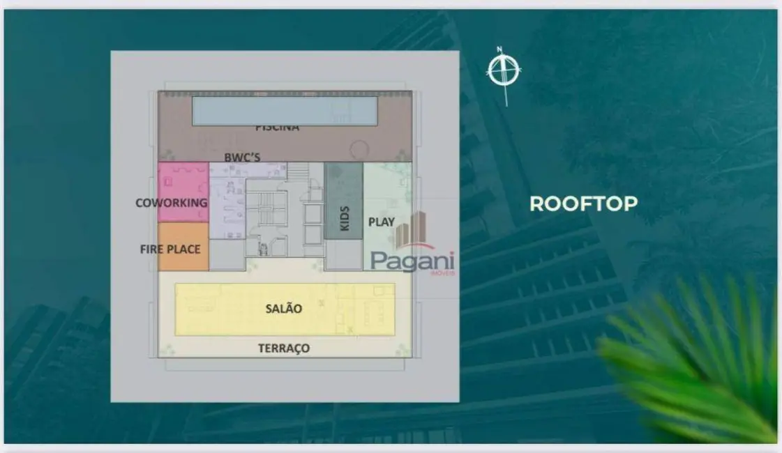 Foto 8 de Kitnet com 1 quarto à venda, 36m2 em Palhoca - SC
