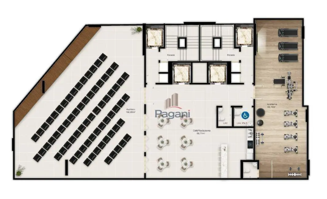 Foto 3 de Apartamento com 1 quarto à venda, 44m2 em Meia Praia, Itapema - SC