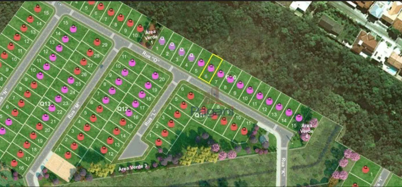 Foto 1 de Terreno / Lote à venda, 360m2 em Rio Grande, Palhoca - SC