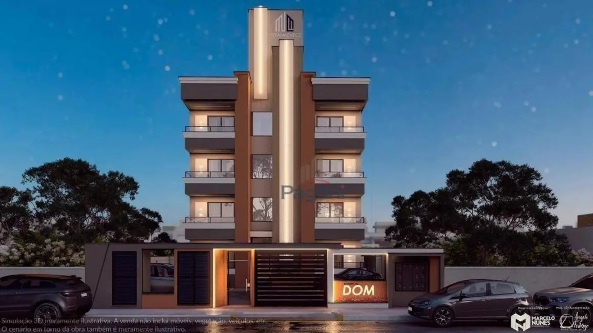 Apartamento com 2 quartos à venda, 61m2 em Tijucas - SC - imagem 2 Foto 2 de Apartamento com 2 quartos à venda, 61m2 em Tijucas - SC