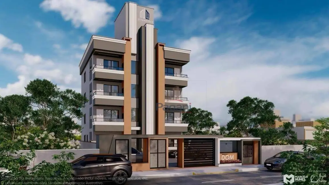 Apartamento com 2 quartos à venda, 61m2 em Tijucas - SC - imagem 1 Foto 1 de Apartamento com 2 quartos à venda, 61m2 em Tijucas - SC