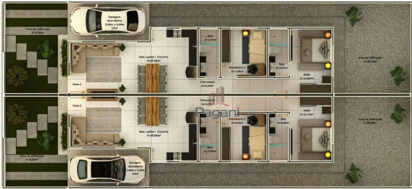 Foto 8 de Casa com 2 quartos à venda, 145m2 em Guarda do Cubatão, Palhoca - SC