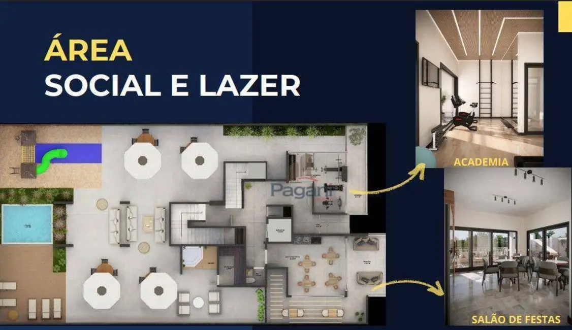 Foto 3 de Apartamento com 3 quartos à venda, 98m2 em Palhoca - SC