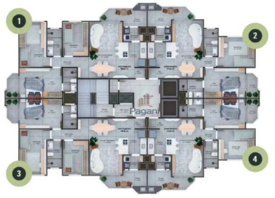 Foto 8 de Apartamento com 2 quartos à venda, 76m2 em Passa Vinte, Palhoca - SC