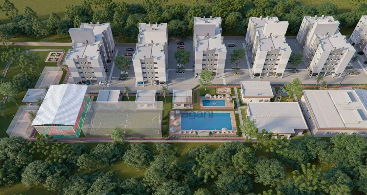 Apartamento com 2 quartos à venda, 54m2 em Palhoca - SC - imagem 3 Foto 3 de Apartamento com 2 quartos à venda, 54m2 em Palhoca - SC
