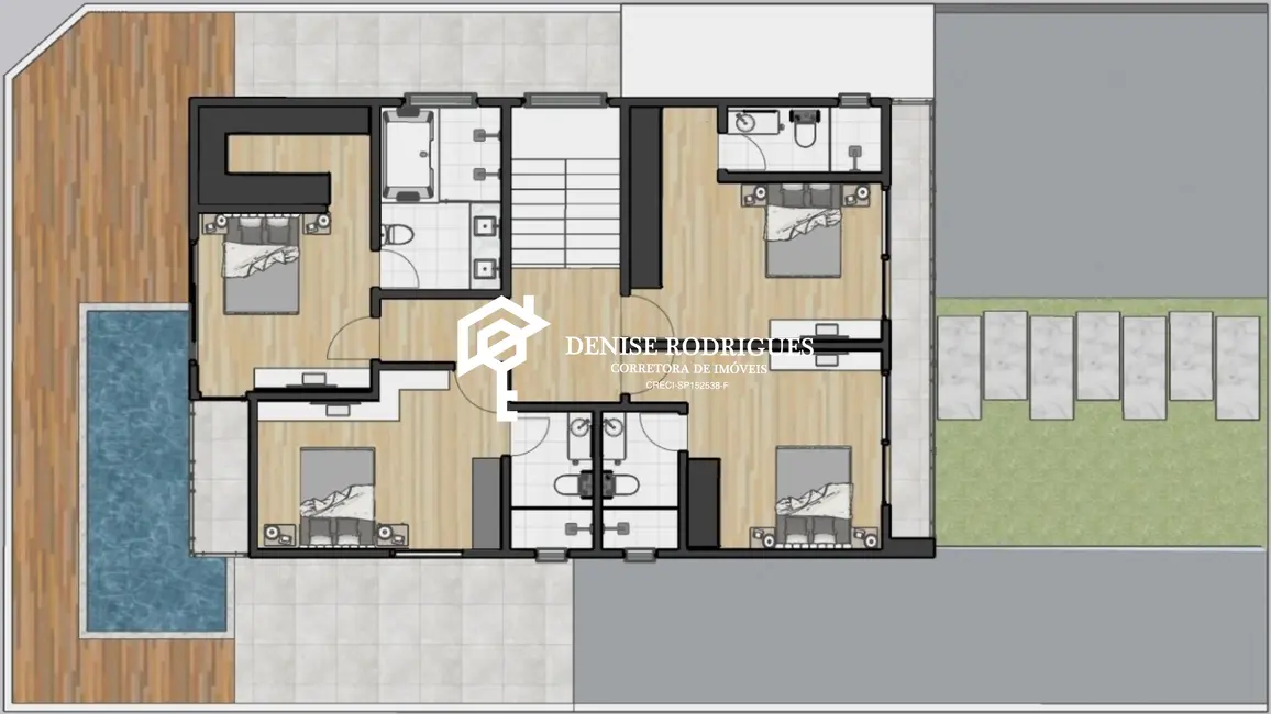 Casa de Condomínio com 4 quartos à venda, 300m2 em Aruja - SP - imagem 4 Foto 4 de Casa de Condomínio com 4 quartos à venda, 300m2 em Aruja - SP