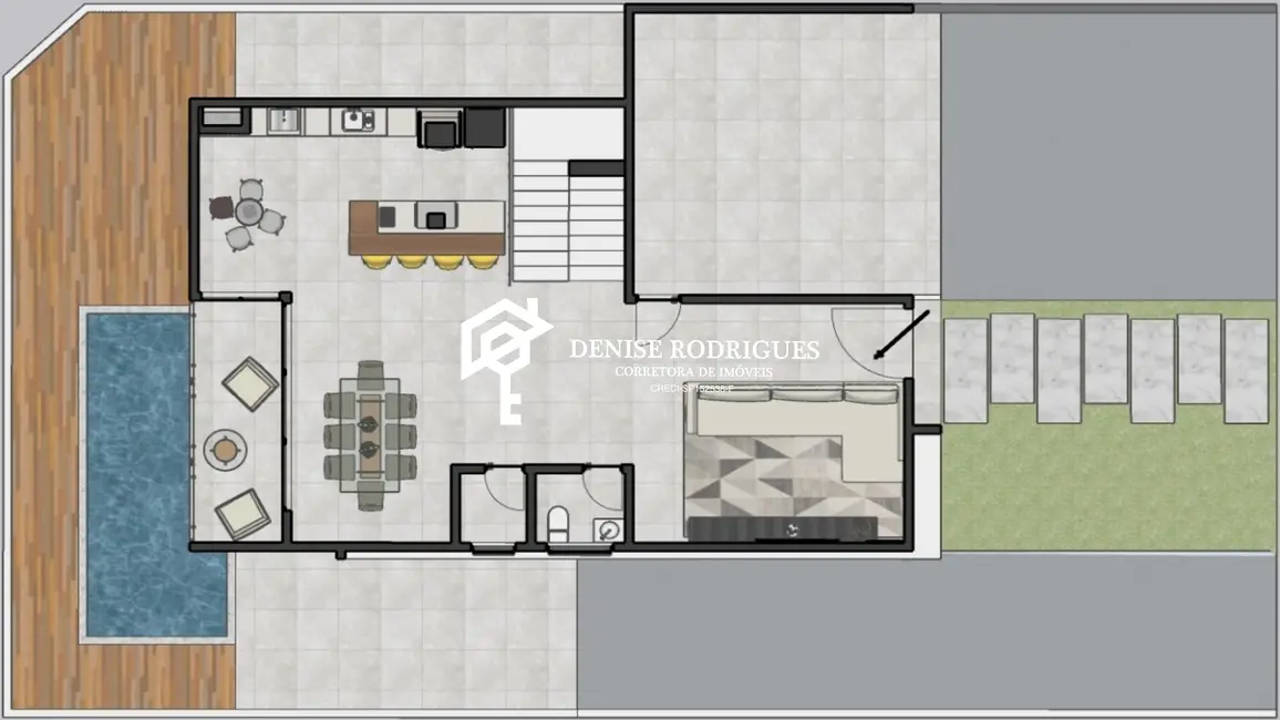 Casa de Condomínio com 4 quartos à venda, 300m2 em Aruja - SP - imagem 3 Foto 3 de Casa de Condomínio com 4 quartos à venda, 300m2 em Aruja - SP