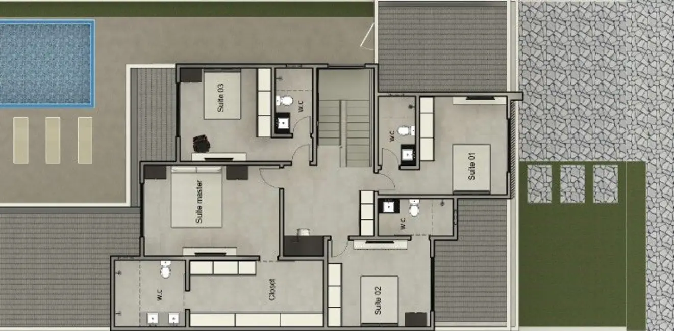 Sobrado com 4 quartos à venda, 312m2 em Parque Brasil 500, Paulinia - SP - imagem 3 Foto 3 de Sobrado com 4 quartos à venda, 312m2 em Parque Brasil 500, Paulinia - SP