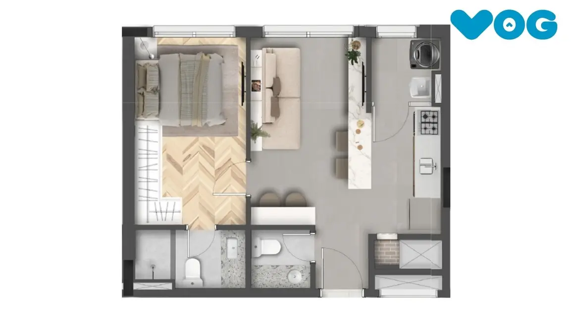 Foto 8 de Apartamento com 1 quarto à venda, 43m2 em Floresta, Porto Alegre - RS