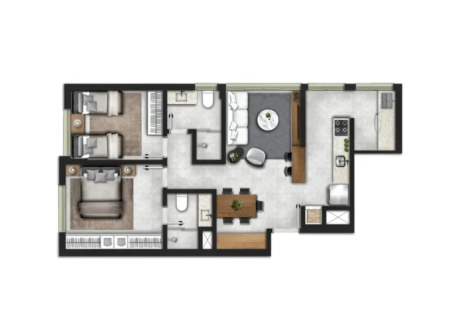 Foto 7 de Apartamento com 2 quartos à venda, 62m2 em Cristo Redentor, Porto Alegre - RS