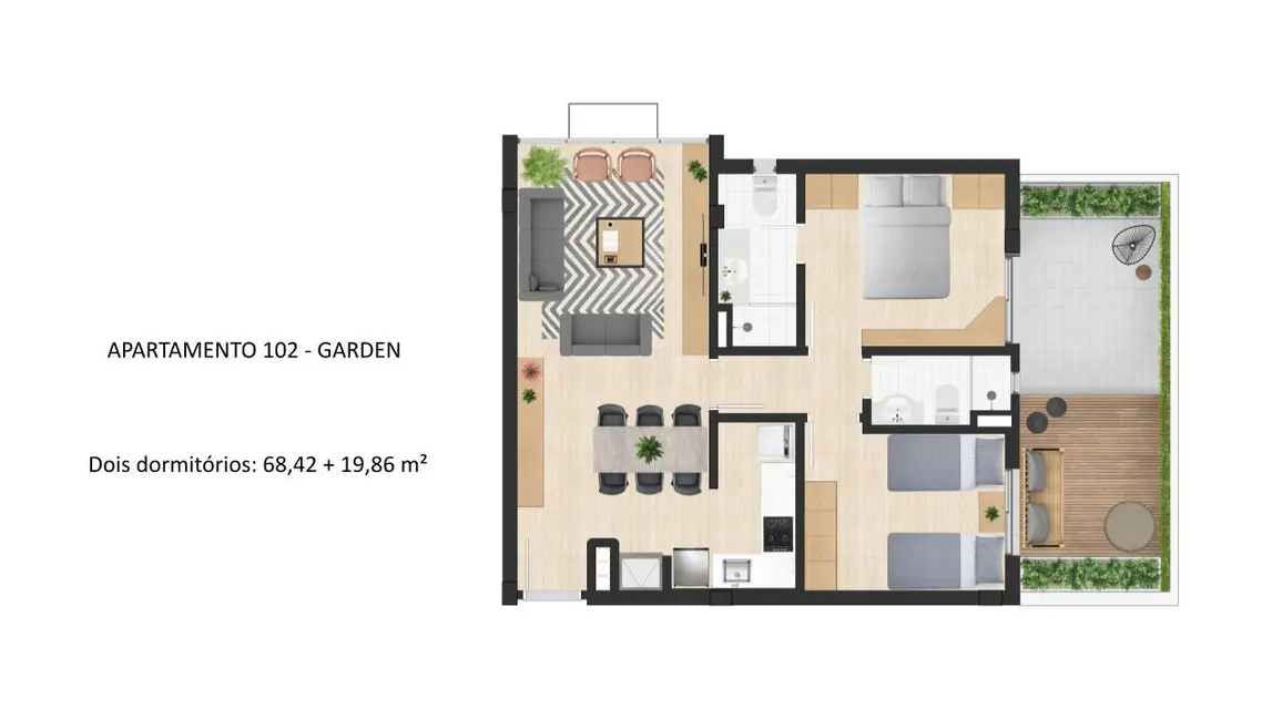Apartamento com 2 quartos à venda, 88m2 em Petrópolis, Porto Alegre - RS - imagem 6 Foto 6 de Apartamento com 2 quartos à venda, 88m2 em Petrópolis, Porto Alegre - RS