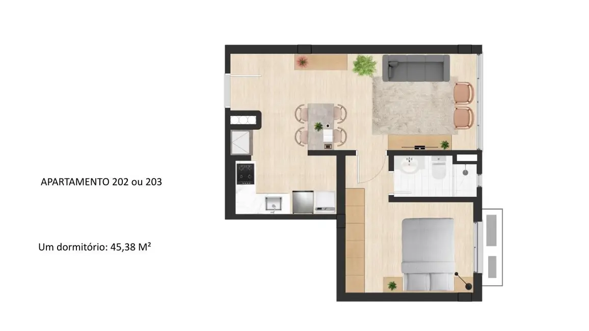 Foto 7 de Apartamento com 1 quarto à venda, 45m2 em Petrópolis, Porto Alegre - RS