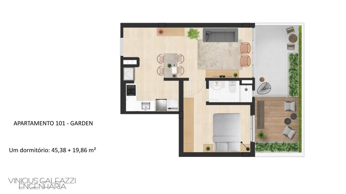 Foto 6 de Apartamento com 1 quarto à venda, 65m2 em Petrópolis, Porto Alegre - RS