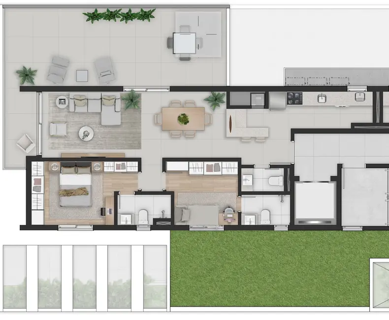 Foto 4 de Apartamento com 2 quartos à venda, 116m2 em Petrópolis, Porto Alegre - RS