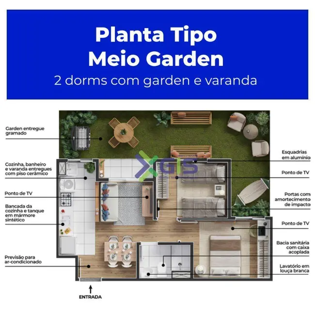 Apartamento com 2 quartos à venda, 41m2 em Jardim Simões, Sao Jose Do Rio Preto - SP - imagem 3 Foto 3 de Apartamento com 2 quartos à venda, 41m2 em Jardim Simões, Sao Jose Do Rio Preto - SP