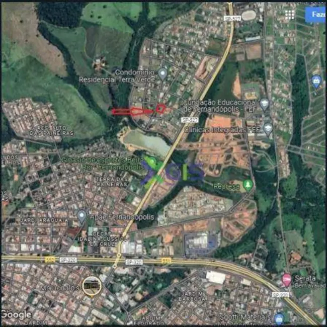 Foto 5 de Terreno / Lote à venda, 1112m2 em Fernandopolis - SP