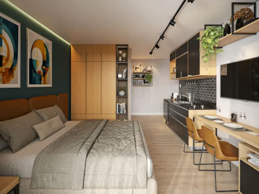 Kitnet com 1 quarto à venda, 22m2 em Alto da Rua XV, Curitiba - PR - imagem 6 Foto 6 de Kitnet com 1 quarto à venda, 22m2 em Alto da Rua XV, Curitiba - PR