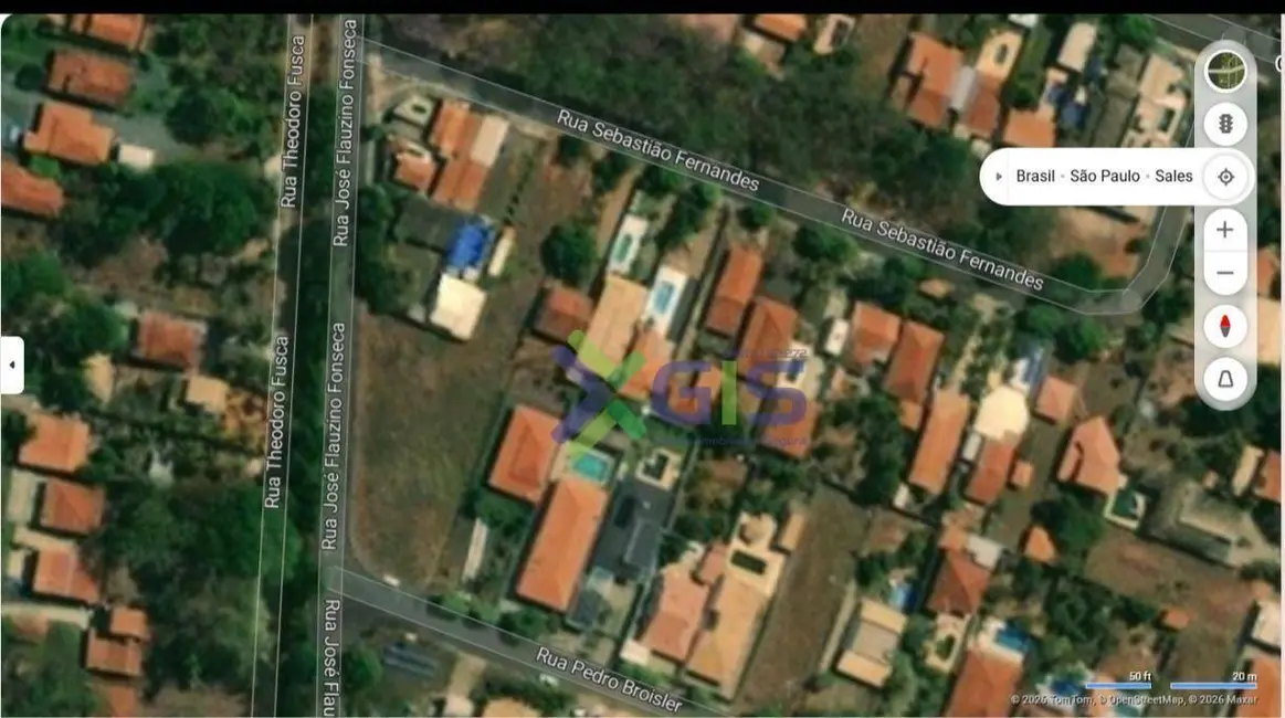 Foto 1 de Terreno / Lote à venda, 875m2 em Sales - SP