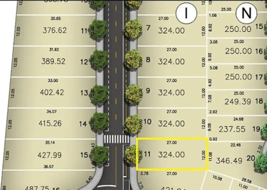Foto 1 de Terreno / Lote à venda, 324m2 em Bady Bassitt - SP