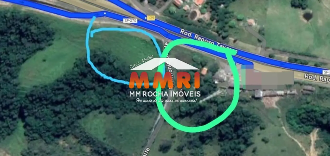 Foto 1 de Terreno / Lote à venda, 10000m2 em Aracoiaba Da Serra - SP
