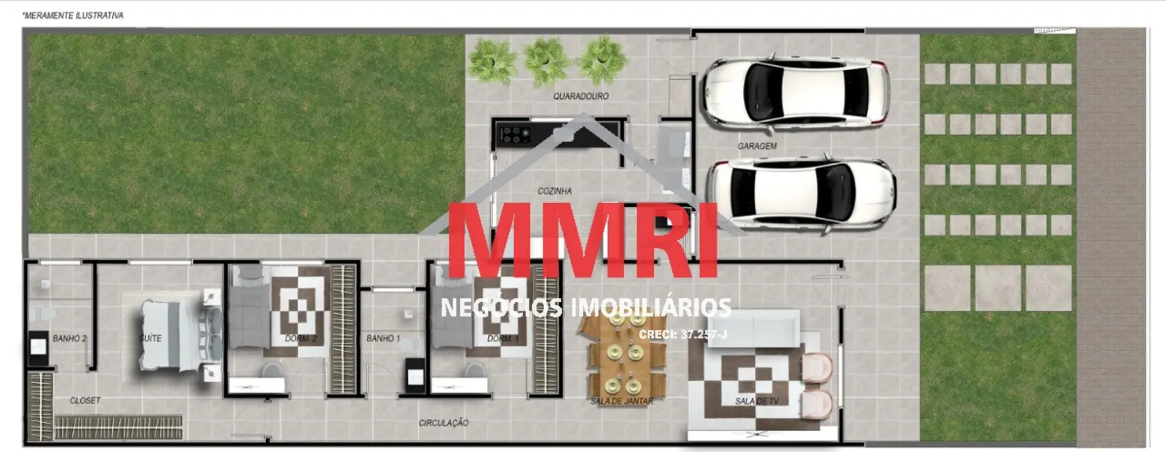 Foto 2 de Casa com 2 quartos à venda, 128m2 em Aracoiaba Da Serra - SP