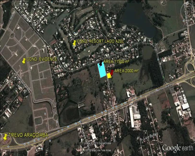 Foto 7 de Terreno / Lote à venda, 11500m2 em Aracoiaba Da Serra - SP