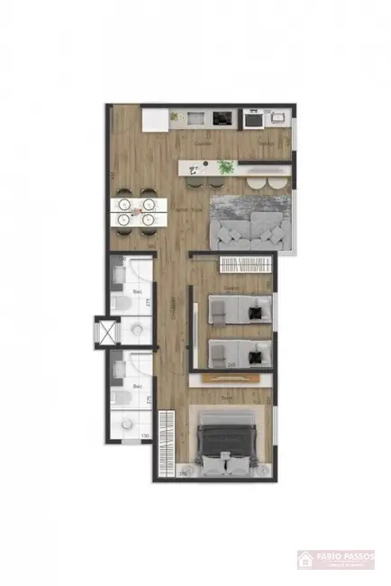 Foto 7 de Apartamento com 2 quartos à venda, 113m2 em Centro, Cascavel - PR