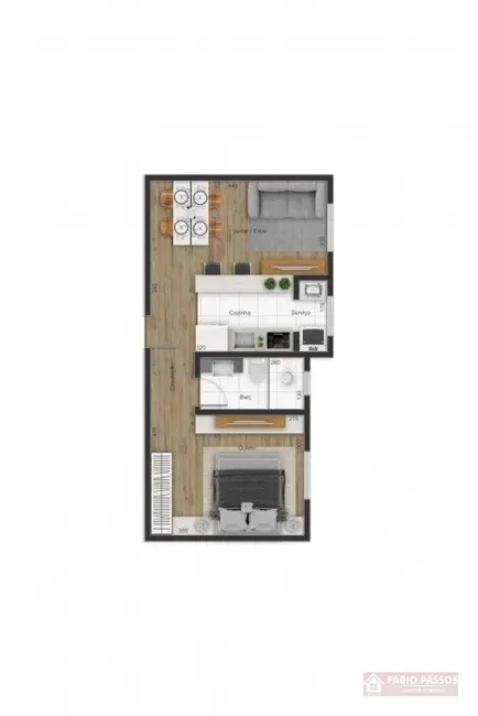 Foto 8 de Apartamento com 2 quartos à venda, 113m2 em Centro, Cascavel - PR