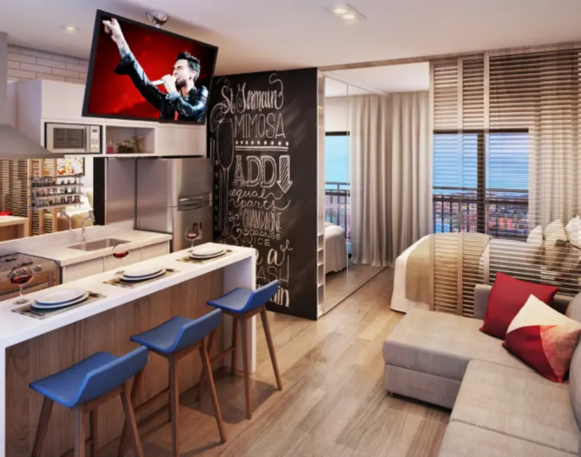 Apartamento com 2 quartos à venda, 38m2 em Cidade Jardim, São Paulo - SP - imagem 4 Foto 4 de Apartamento com 2 quartos à venda, 38m2 em Cidade Jardim, São Paulo - SP