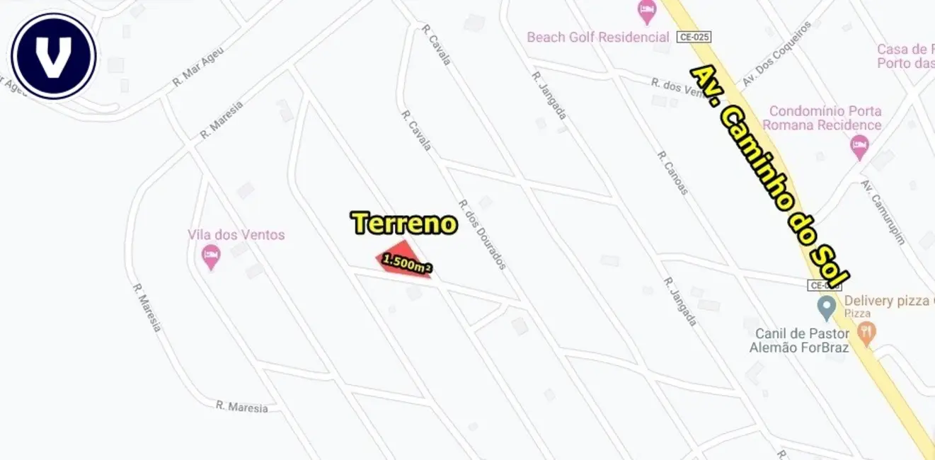 Terreno / Lote à venda, 1500m2 em Aquiraz - CE - imagem 4 Foto 4 de Terreno / Lote à venda, 1500m2 em Aquiraz - CE