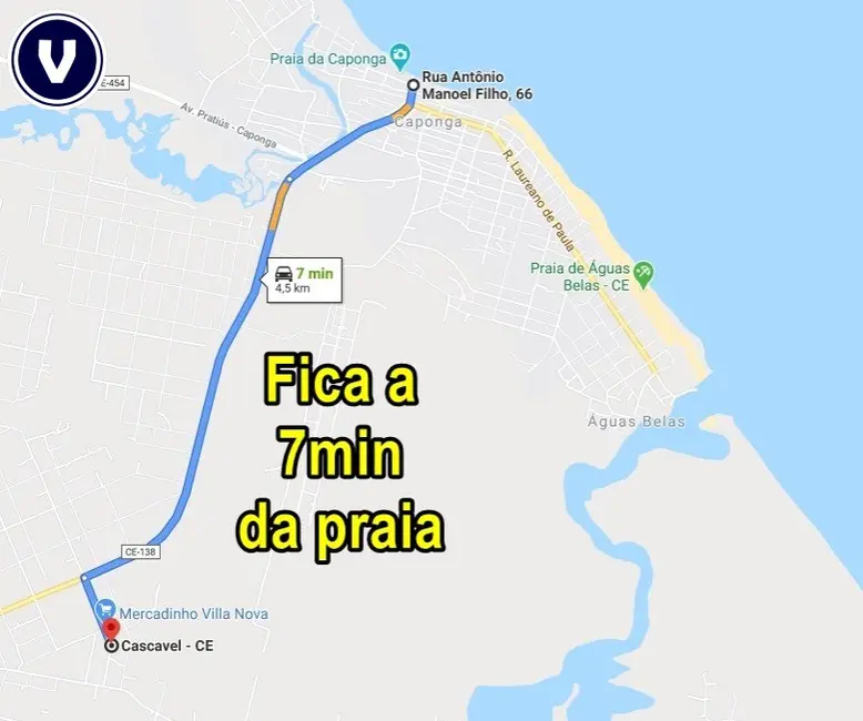 Terreno / Lote à venda, 1500m2 em Cascavel - CE - imagem 2 Foto 2 de Terreno / Lote à venda, 1500m2 em Cascavel - CE
