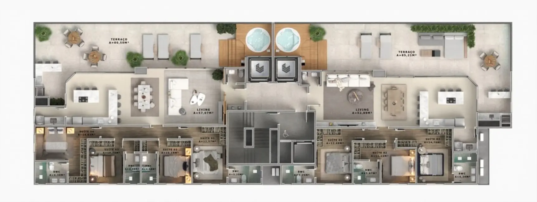 Foto 6 de Apartamento com 4 quartos à venda, 173m2 em Itapema - SC